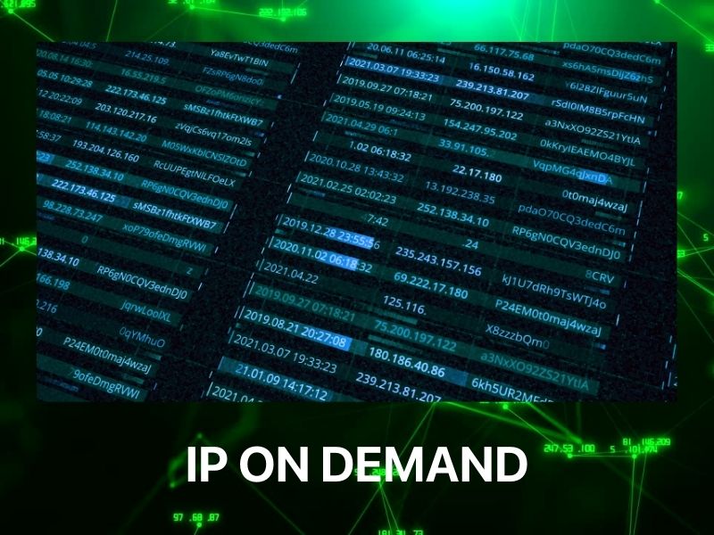 cloud hosting IP on demand
