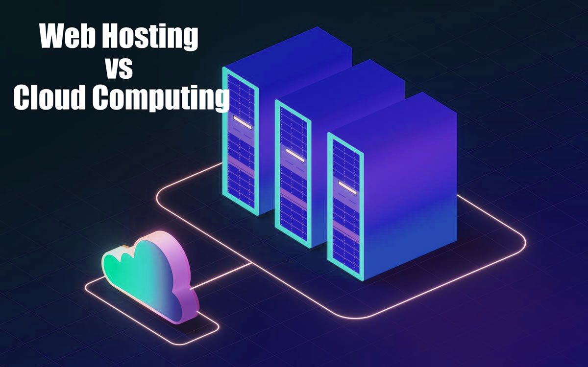 cloud computing vs web hosting